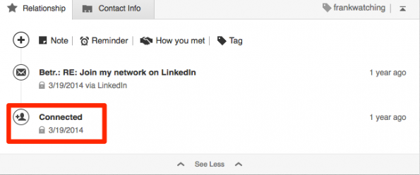 linkedin-connectie