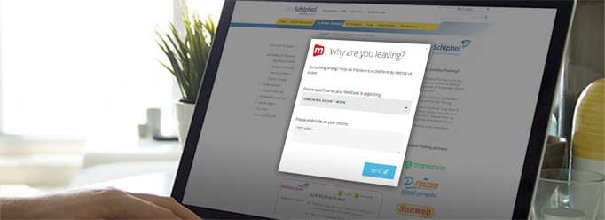 Mopinion: online sales verhogen, exit feedback