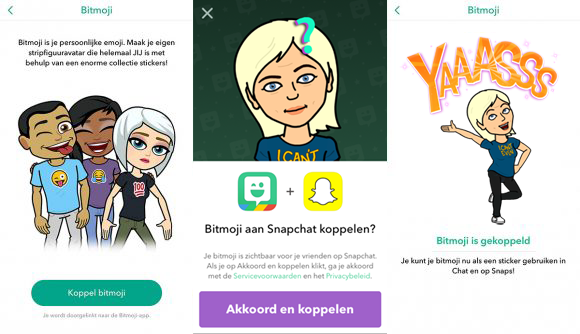 bitmoji-koppelen-aan-snapchat