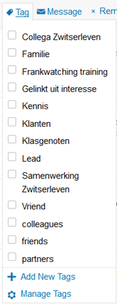 tags