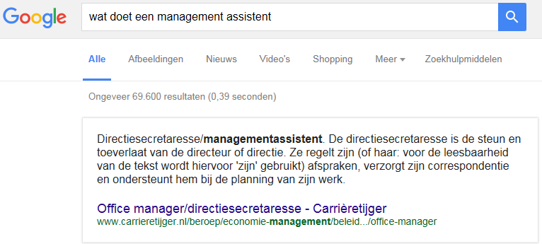 zoekresultaat