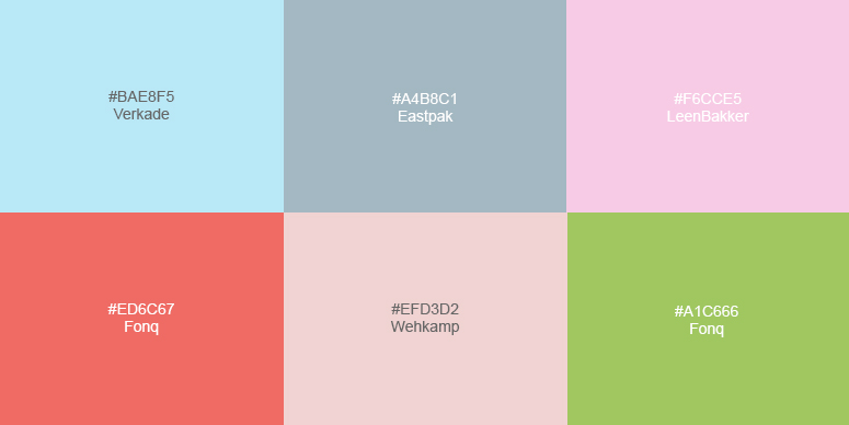 Optimistische pastels