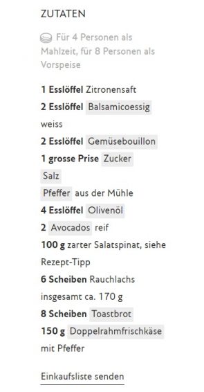 ingredientenlijst