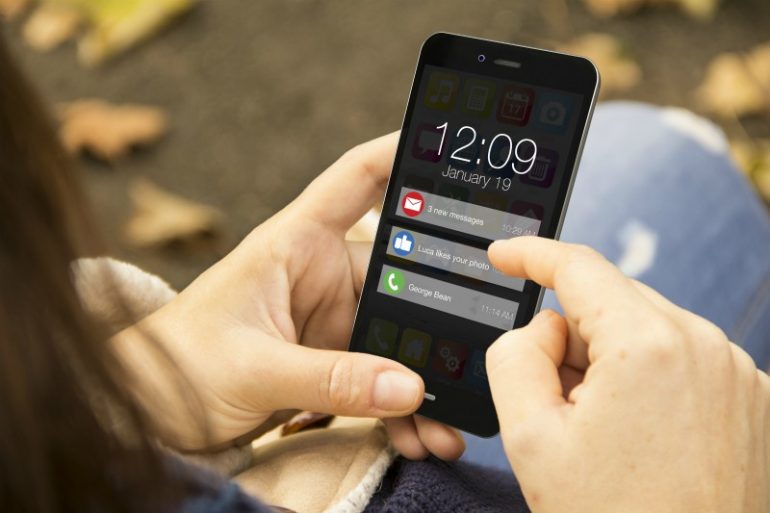 telefoon notificaties