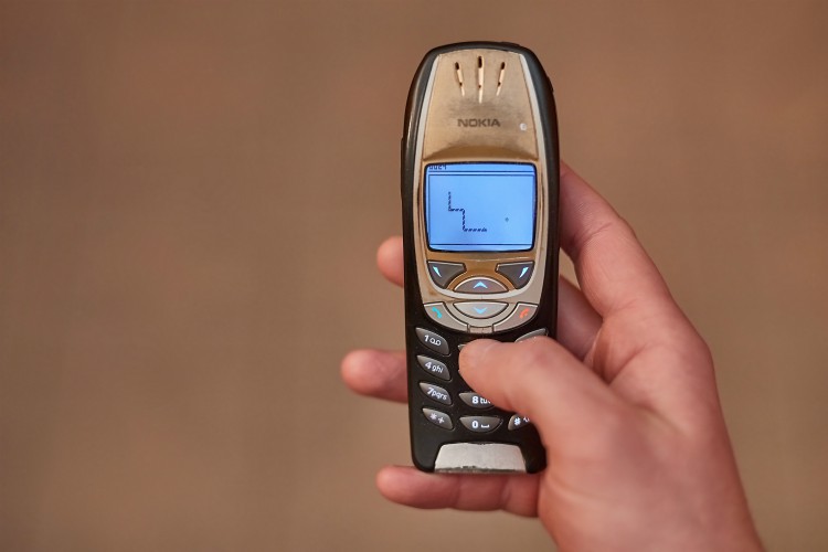 nokia met snake.