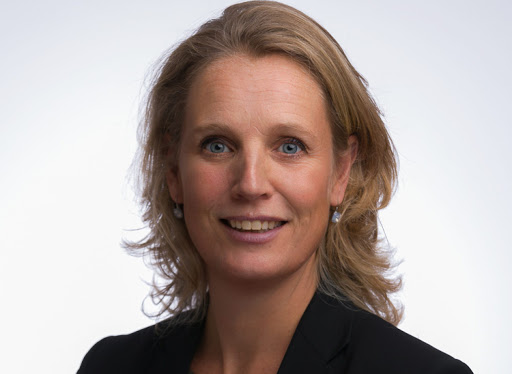 Foto van Saskia Nijs bij haar interview over mens en technologie.