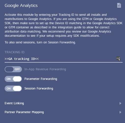 Google Analytics settings adjust 3