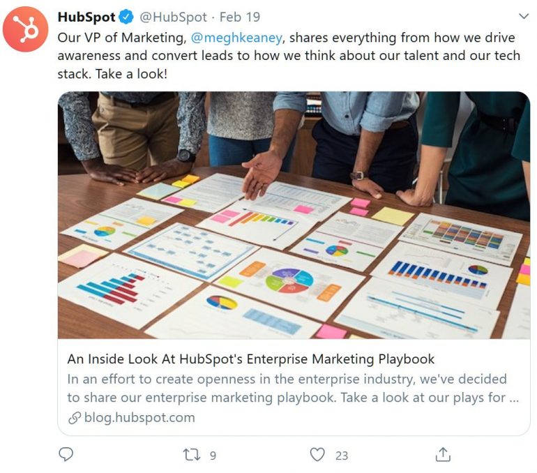 artikel op twitter voor content publiceren