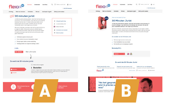 Met een split-url test je twee totaal andere ervaringen met elkaar