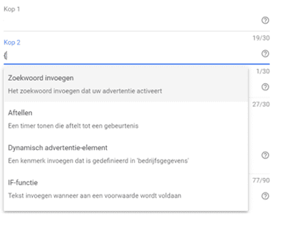 ad customizers google
