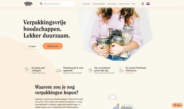 Pieter Pot website.