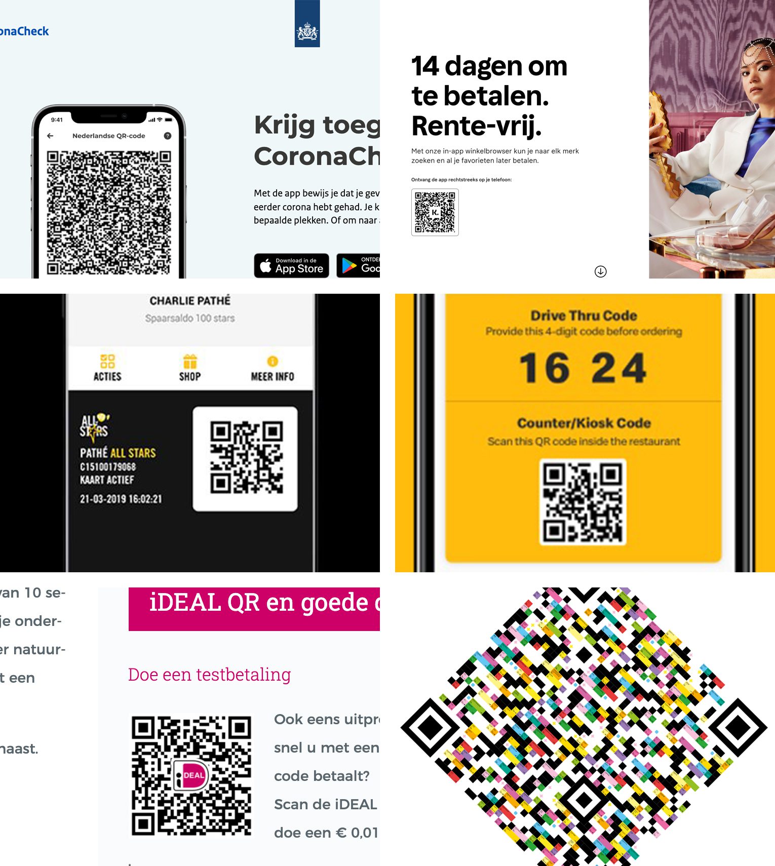 De QR-code komt weer terug.