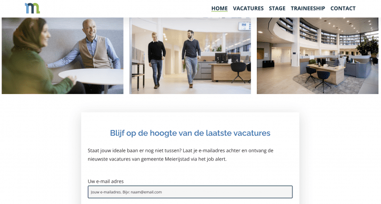 Werken-bij-site Gemeente Meierijstad.