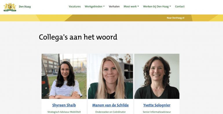 Werken-bij-site Gemeente Den Haag.
