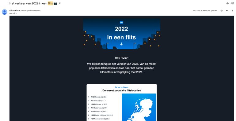 e-mailmarketing Flitsmeister