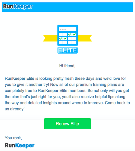 Runkeeper campagne