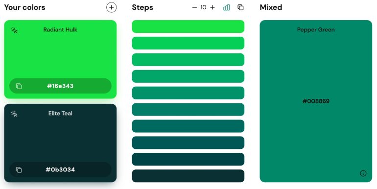 Screenshot van Hue.tools.