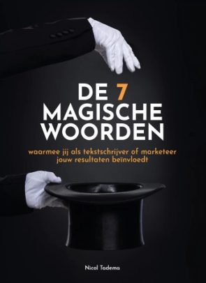 Boekcover van 7 magische woorden van Nicol Tadema.