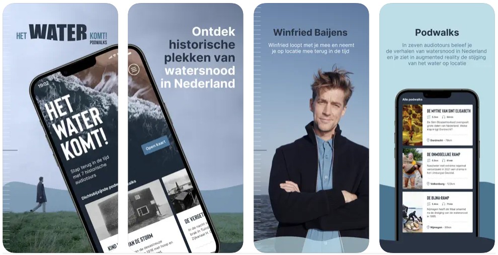 Podwalk 'Het water komt'. 