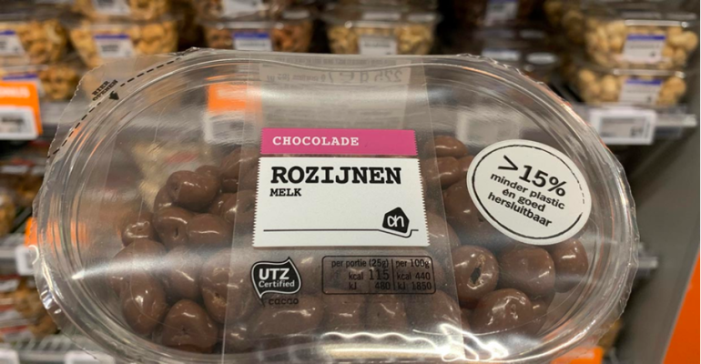 Afbeelding chocolade rozijnen