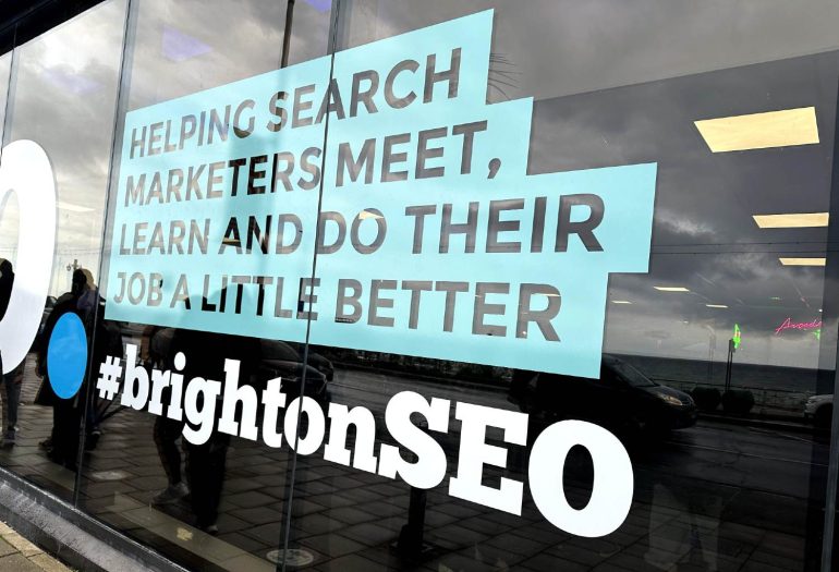 Foto van BrightonSEO 2024.