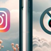 Instagram en TikTok op telefoon